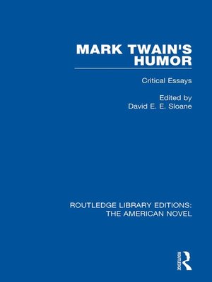 cover image of Mark Twain's Humor
